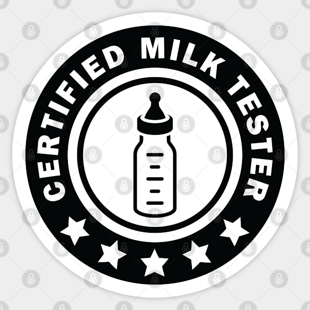 Certified milk tester Sticker by Florin Tenica